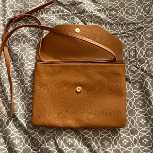 Tan forever 21 purse